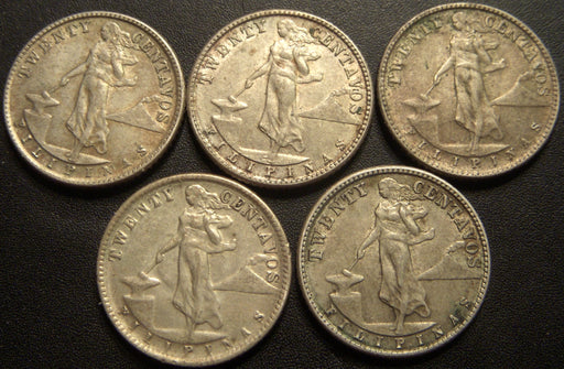 1944-D Twenty Centavos - Philippines