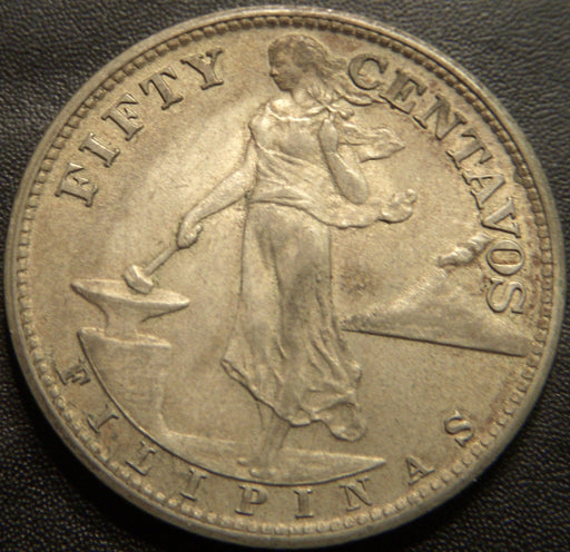 1944-S Fifty Centavos - Philippines
