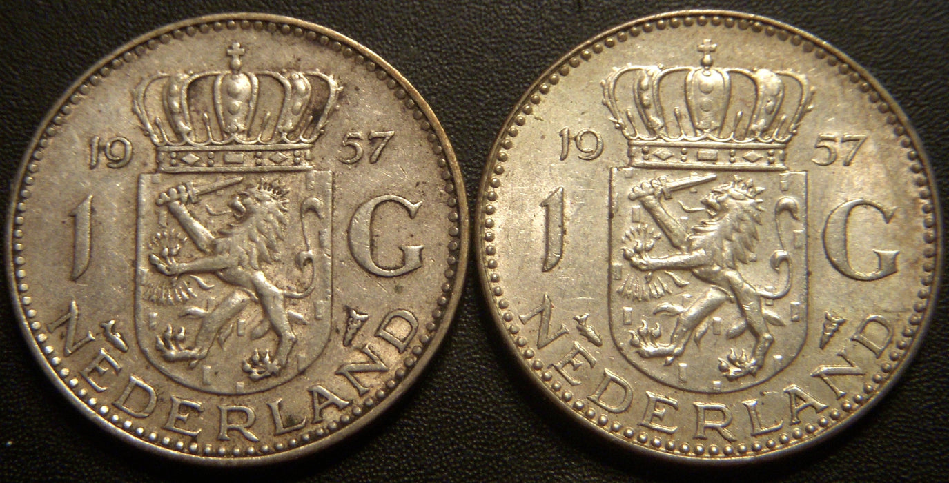 1957 1 Gulden - Netherlands