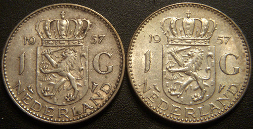 1957 1 Gulden - Netherlands