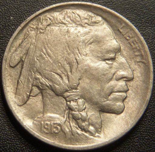 1913 T1 Buffalo Nickel - AU