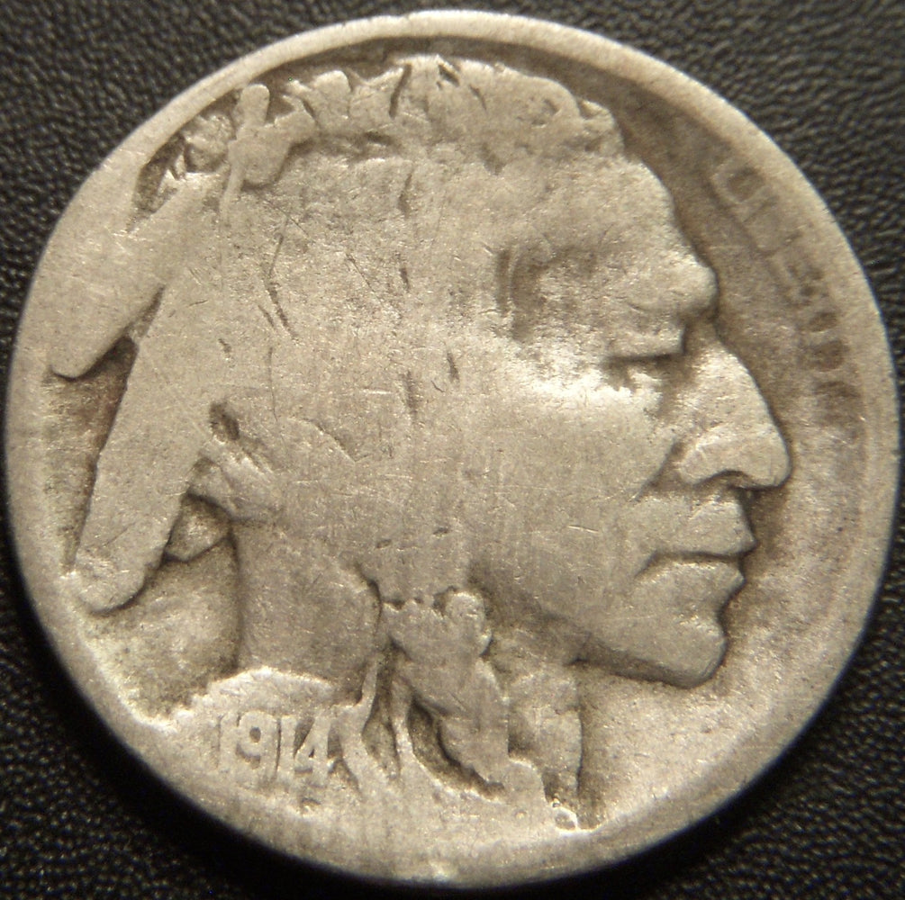 1914-D Buffalo Nickel - Good