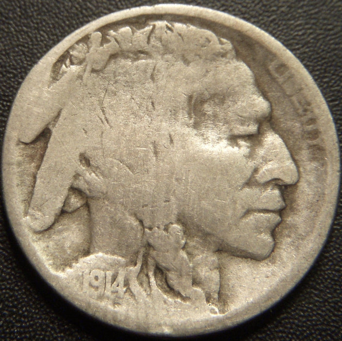1914-D Buffalo Nickel - Good