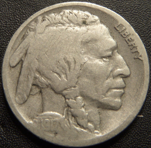 1917-S Buffalo Nickel - Good