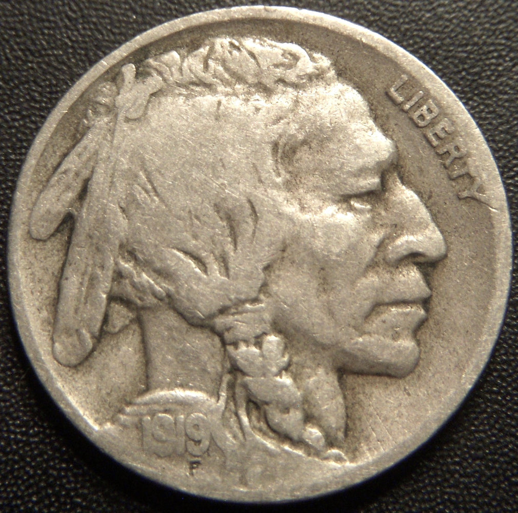 1919-D Buffalo Nickel - Very Good
