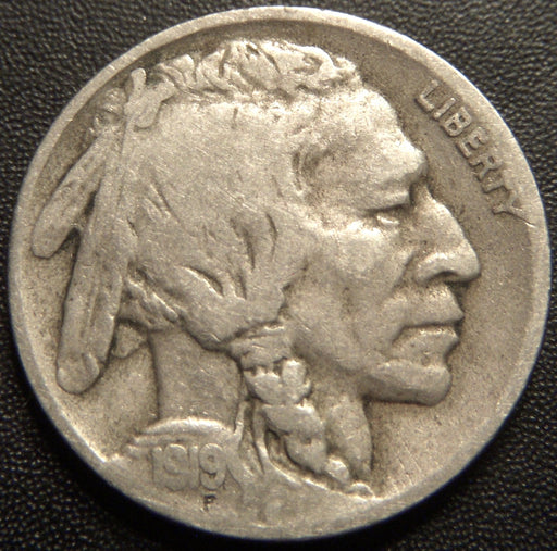 1919-D Buffalo Nickel - Very Good