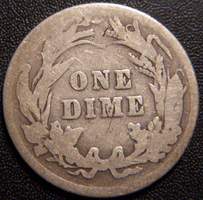 1902 Barber Dime - Good