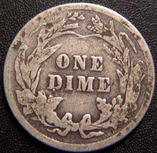 1915 Barber Dime - Good