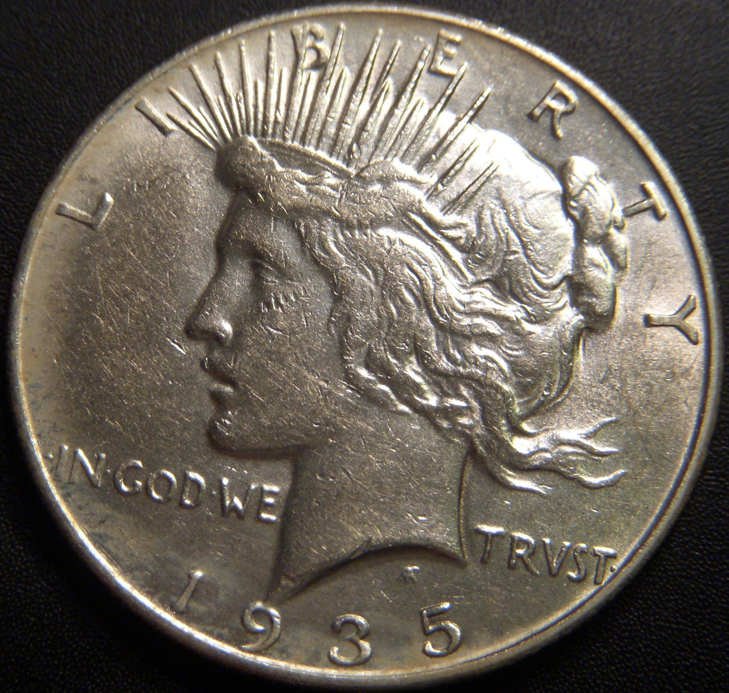 1935 Peace Dollar - AU