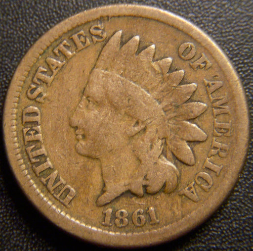 1861 Indian Head Cent - Good