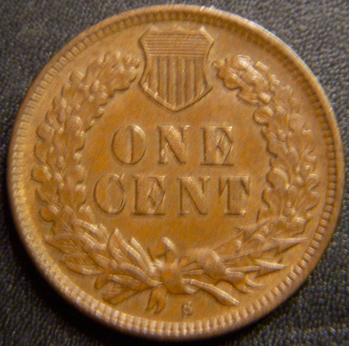 1908-S Indian Head Cent - AU