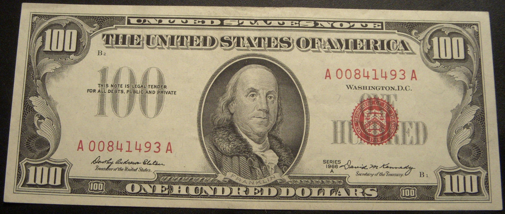 1966A $100 Untied States Note - FR# 1551