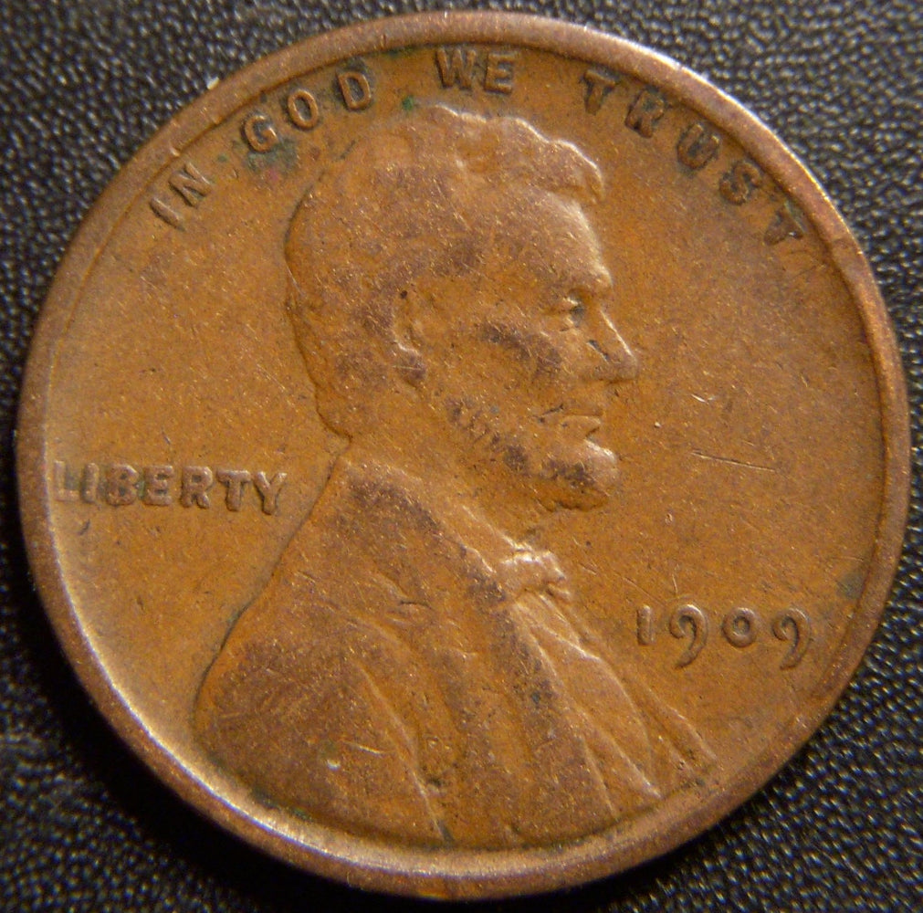 1909-VDB Lincoln Cent - Fine