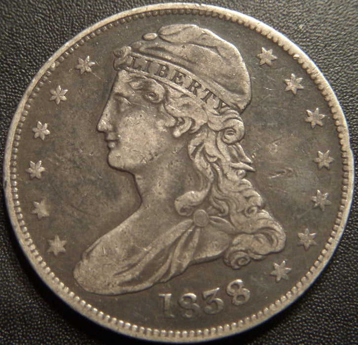 1838 Bust Half Dollar - Extra Fine