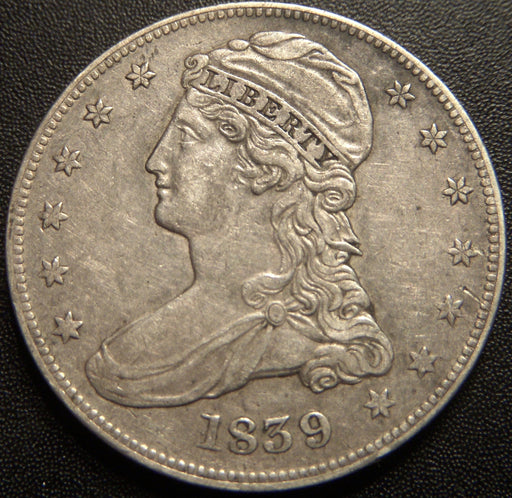 1839 Bust Half Dollar - Extra Fine