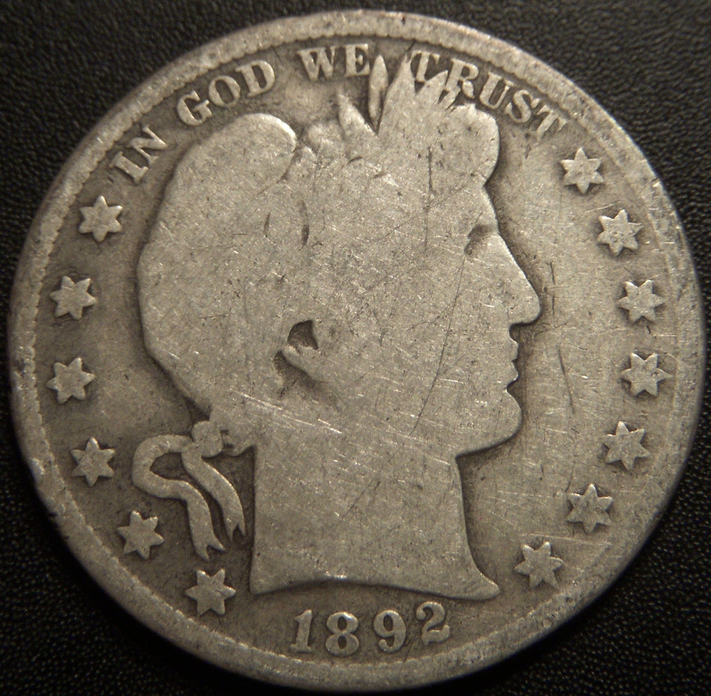 1892 Barber Half Dollar - Good