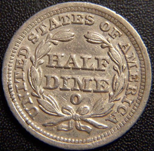 1850-O Seated Half Dime - AU