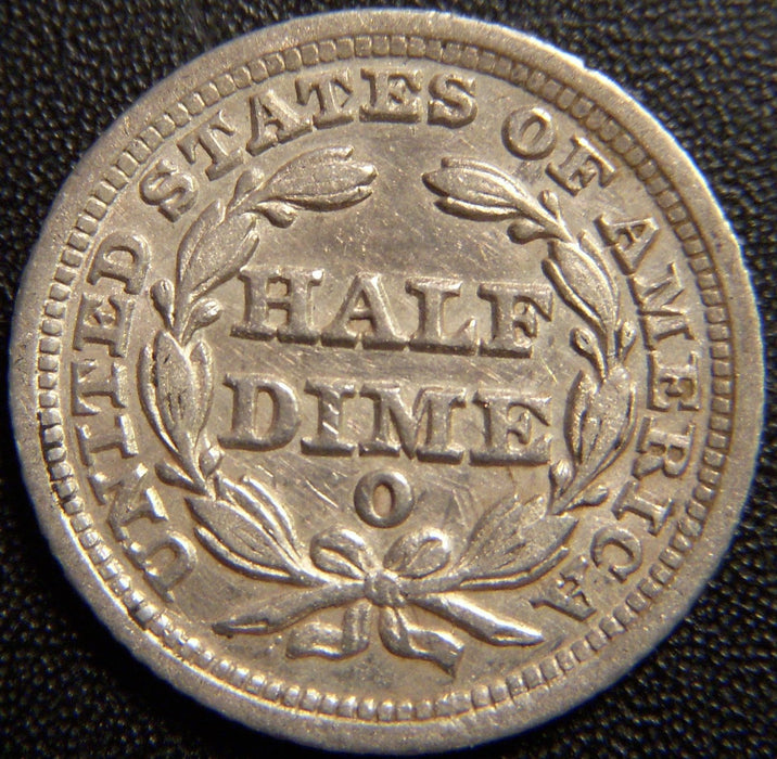 1850-O Seated Half Dime - AU