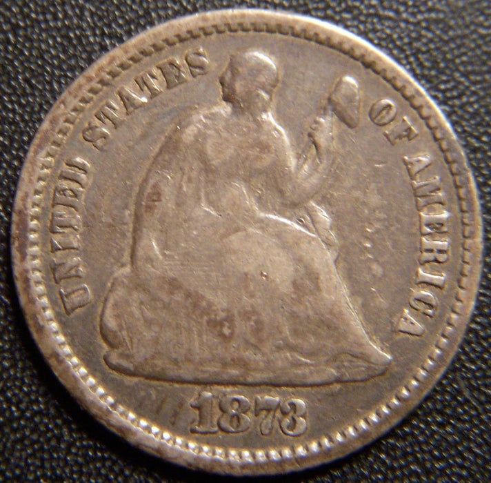 1873 Seated Half Dime - Good