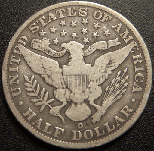 1901-O Barber Half Dollar - Very Good
