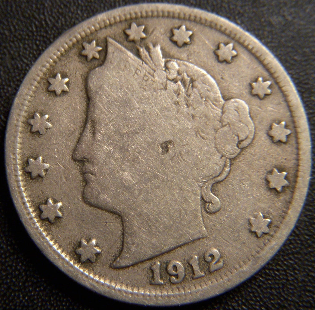 1912-S Liberty Nickel - Very Good