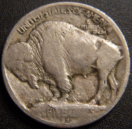 1913-S T1 Buffalo Nickel - Very Good