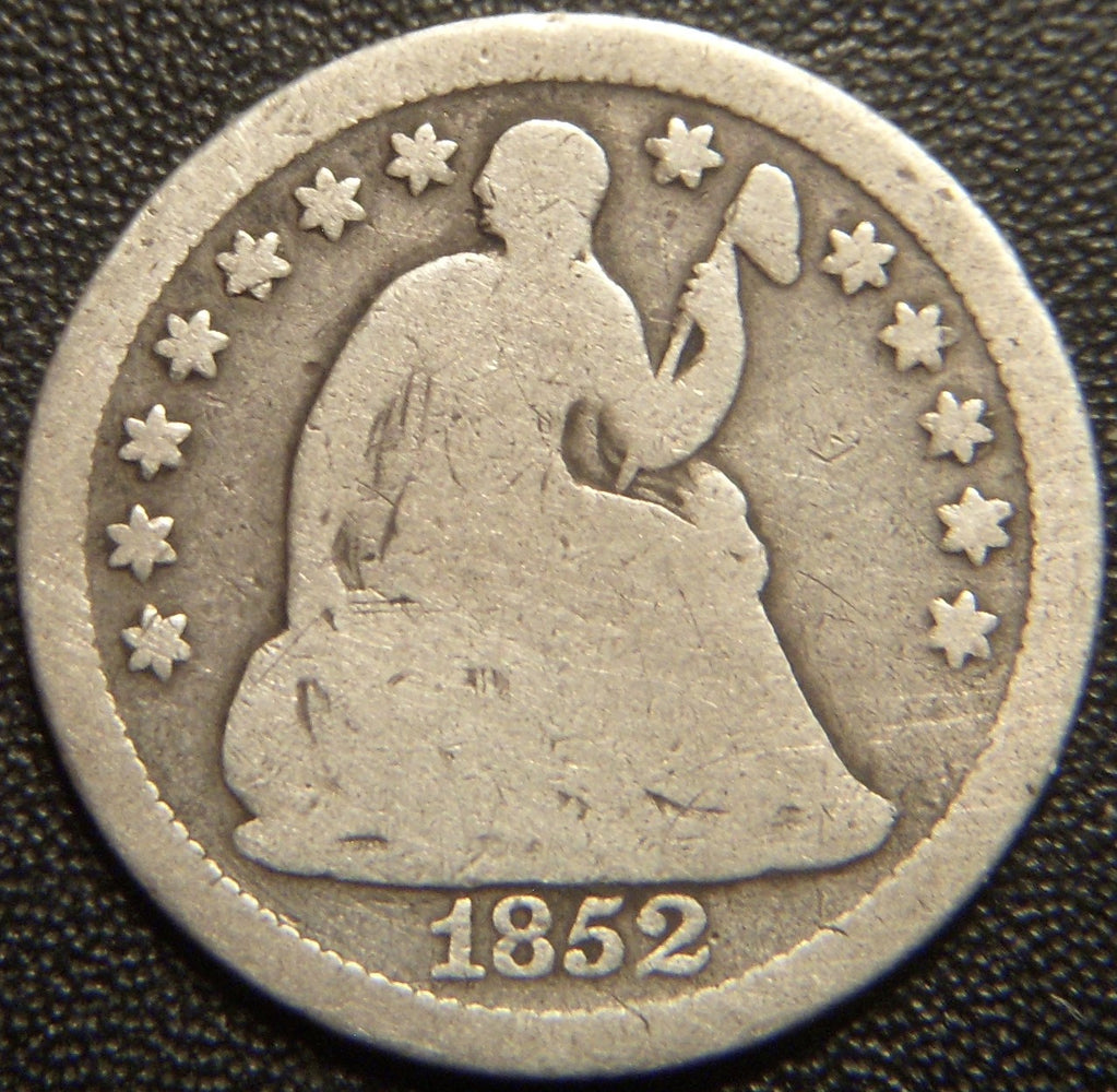 1852-O Seated Half Dime - Good