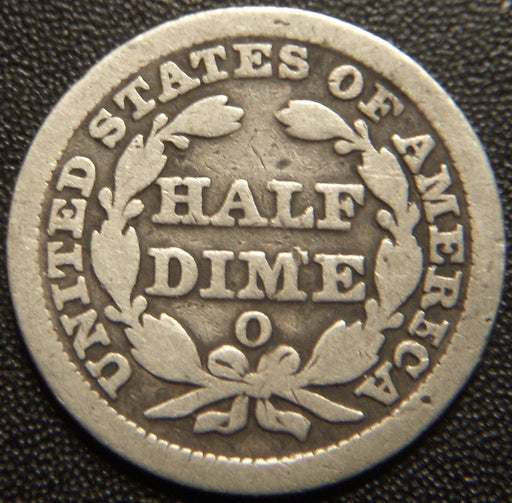 1852-O Seated Half Dime - Good