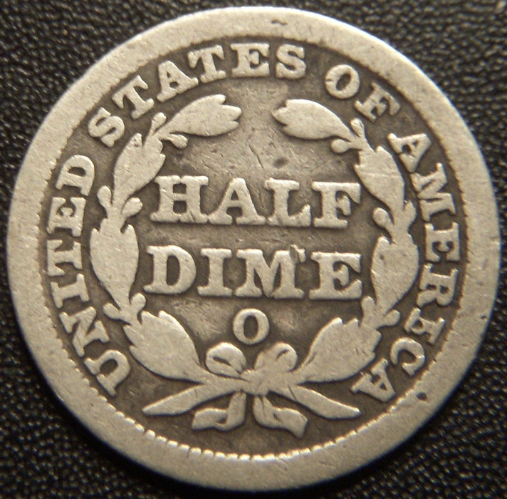 1852-O Seated Half Dime - Good