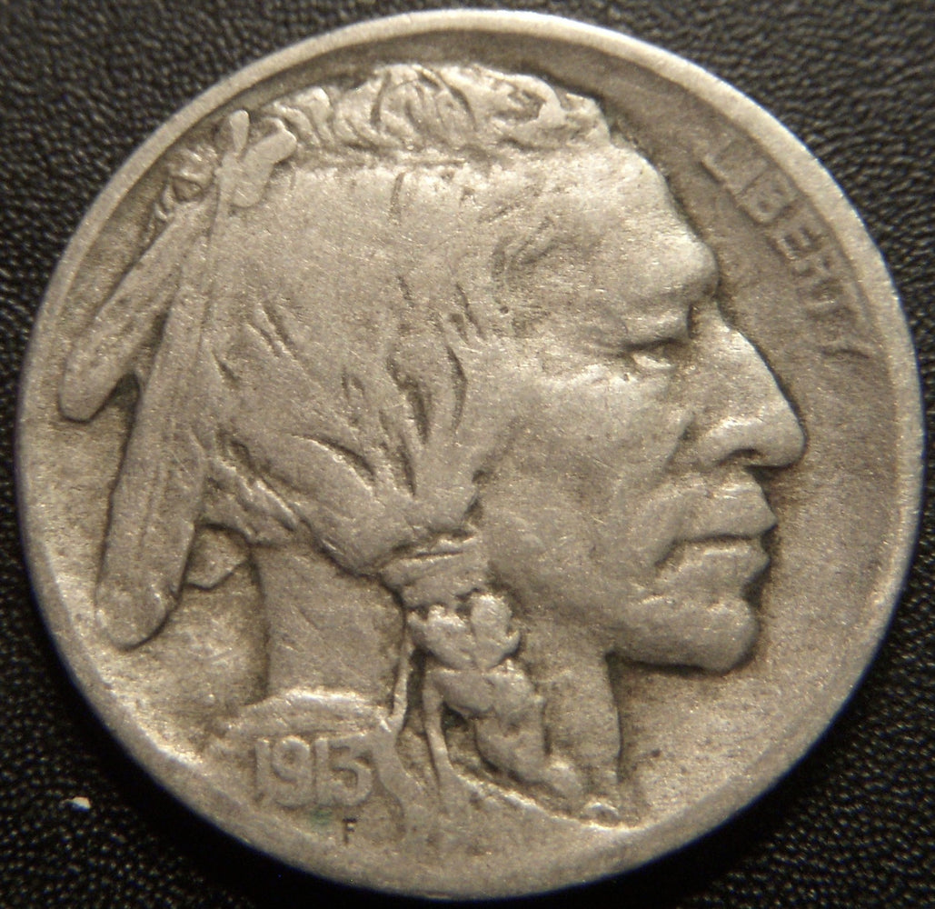 1913-D T1 Buffalo Nickel - Fine