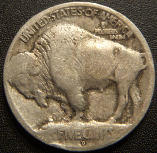 1913-D T1 Buffalo Nickel - Very Good