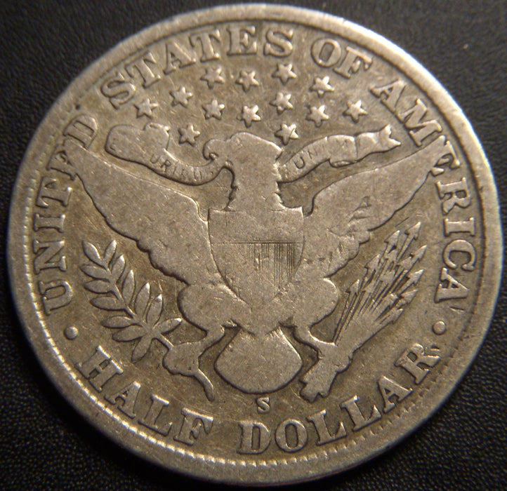1907-S Barber Half Dollar - Good