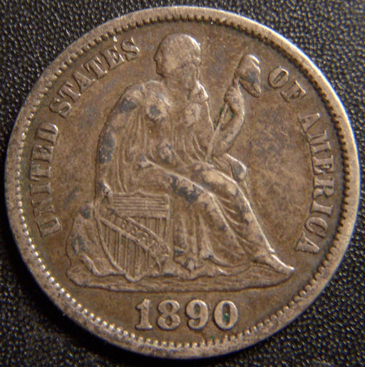 1890-S Seated Dime - Extra Fine