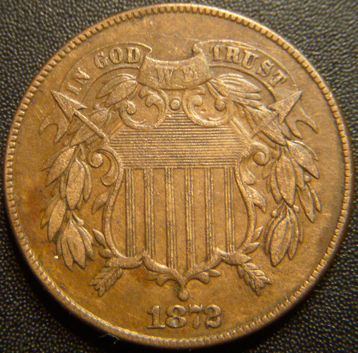 1872 Two Cent - Extra Fine