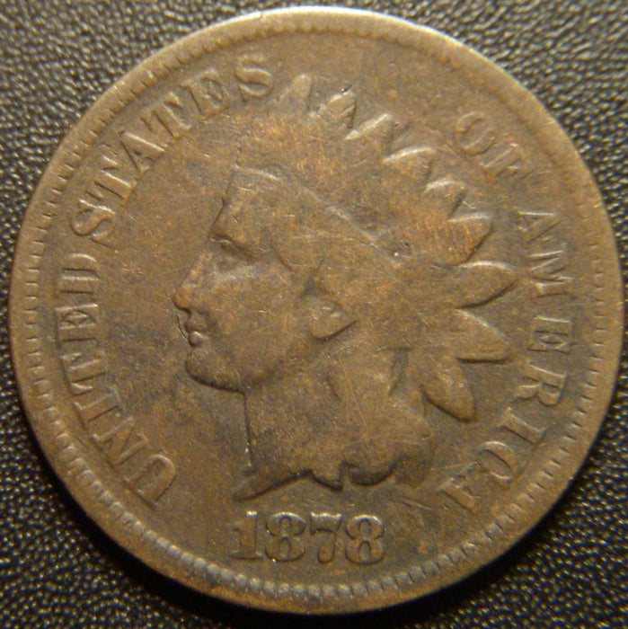 1878 Indian Head Cent - Good
