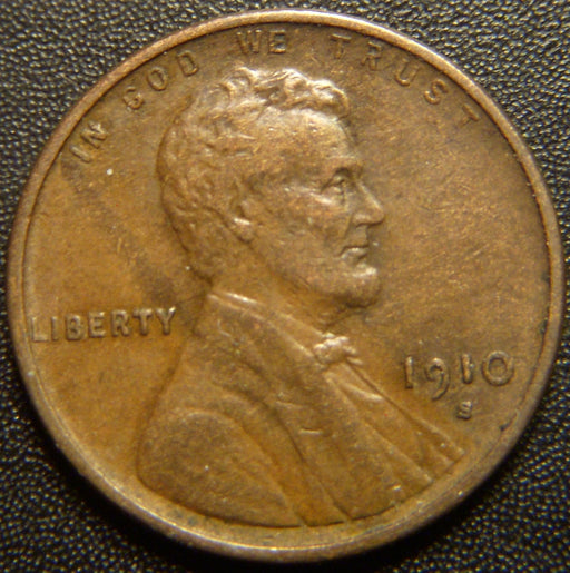 1910-S Lincoln Cent - Extra Fine