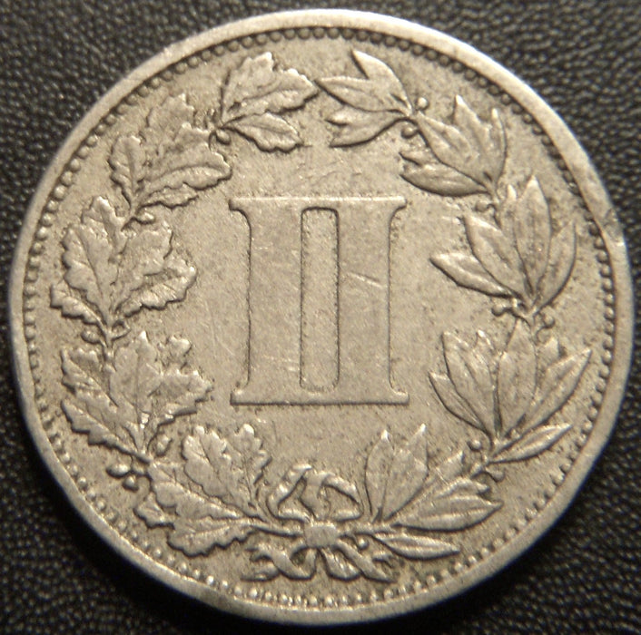 1883 2 Centavos - Mexico