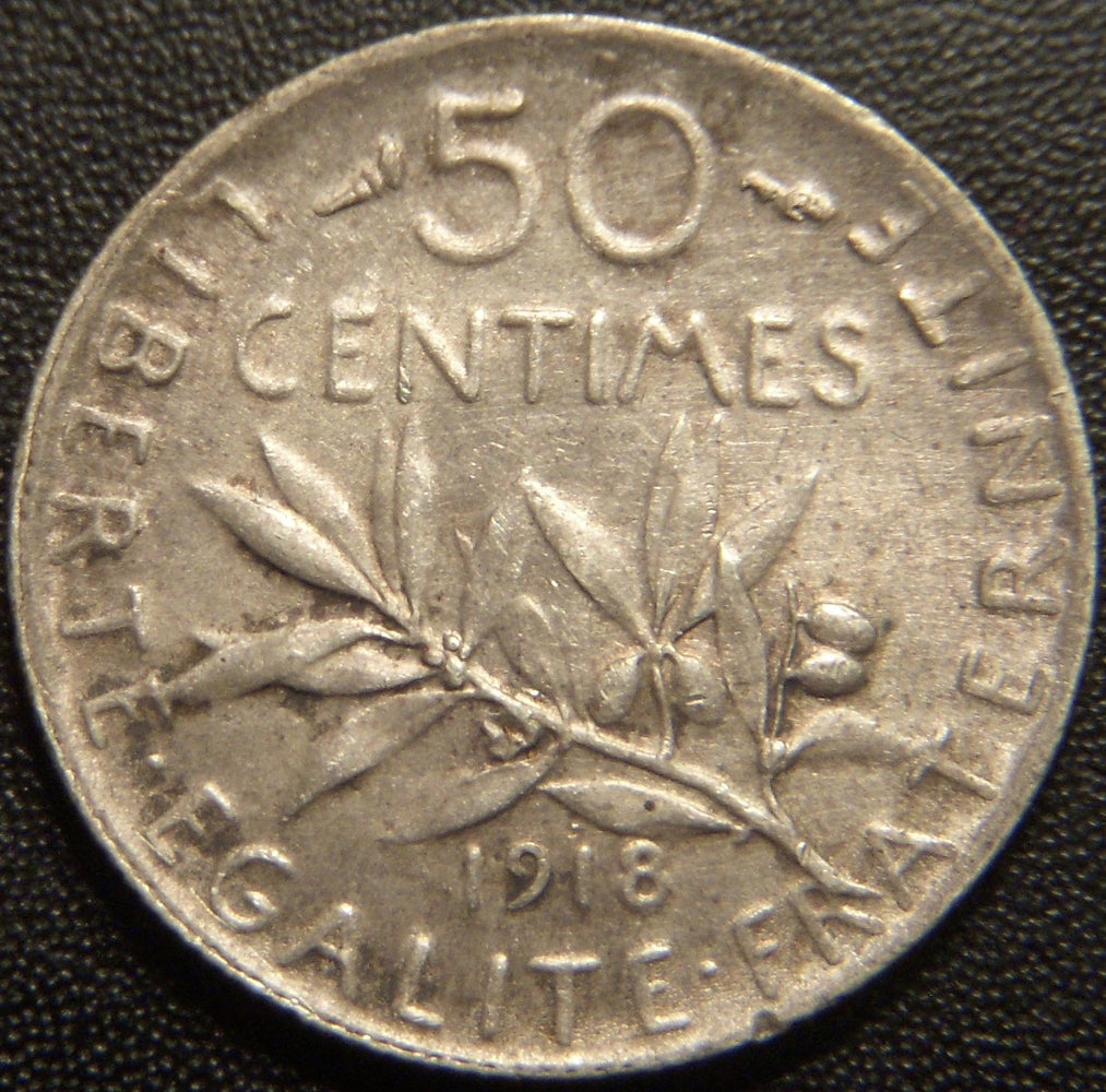 1918 50 Centimes - France