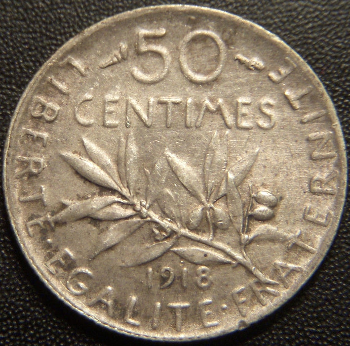 1918 50 Centimes - France