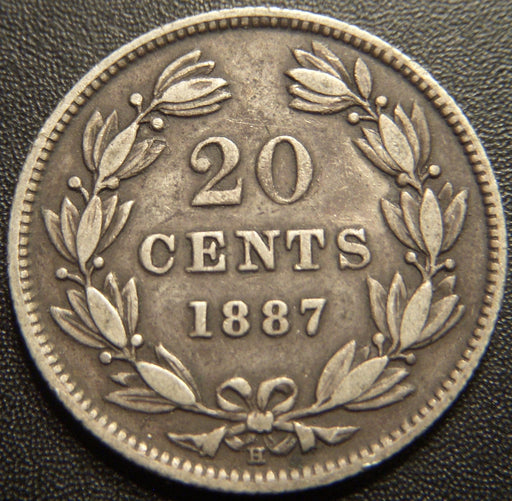 1887H 20 Centavos - Nicaragua