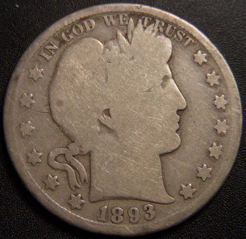 1893-S Barber Half Dollar - Good