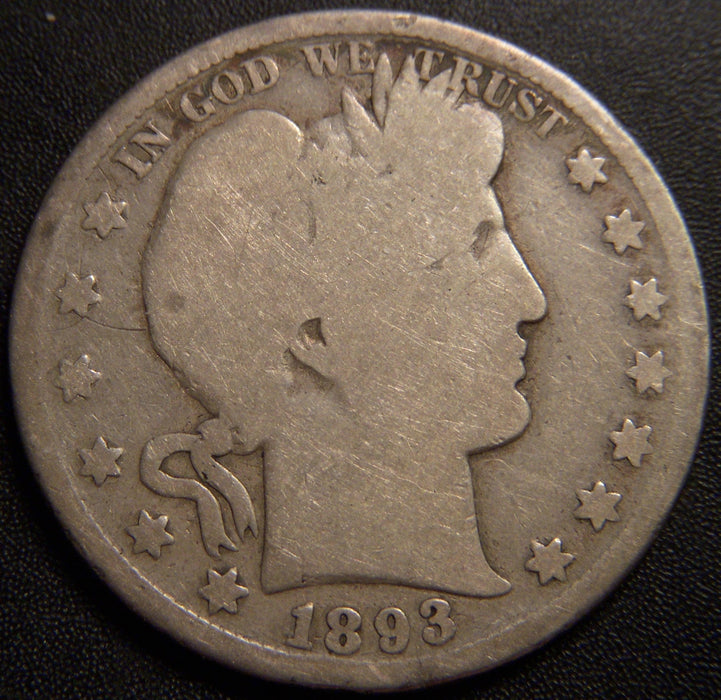 1893-S Barber Half Dollar - Good