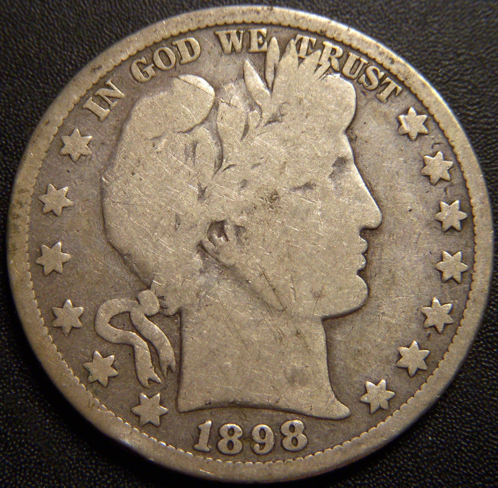 1898-O Barber Half Dollar - Very Good