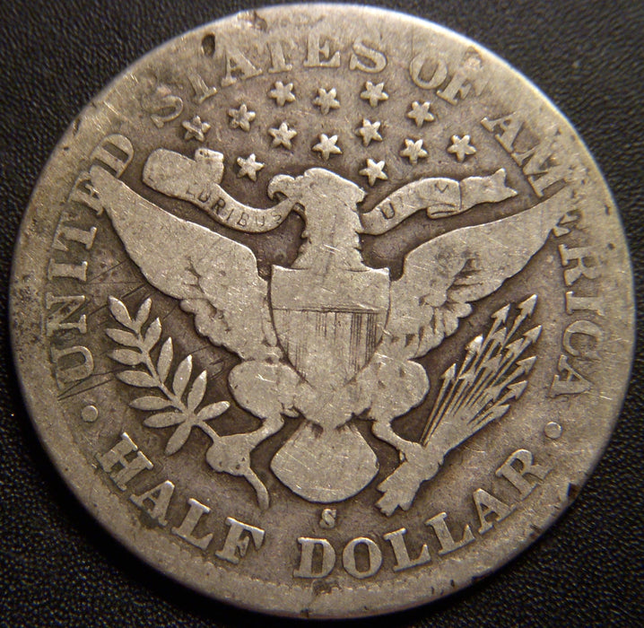 1898-S Barber Half Dollar - Good