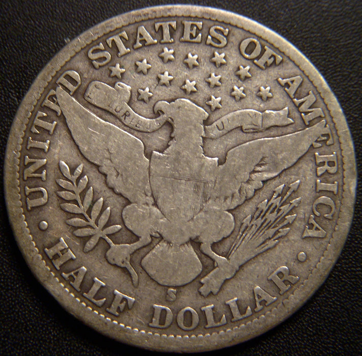 1904-S Barber Half Dollar - Good+