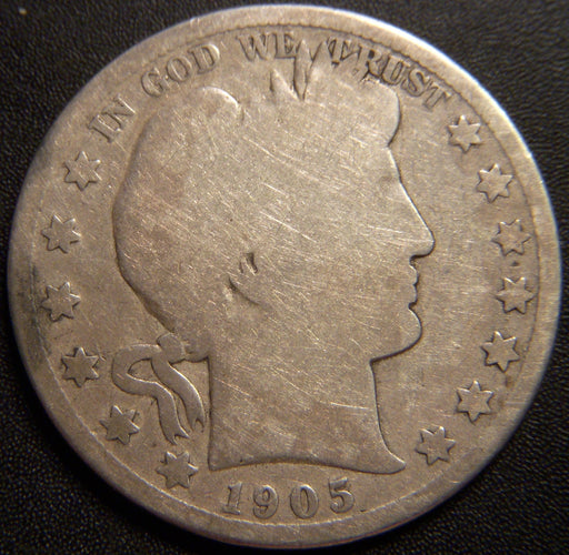 1905-O Barber Half Dollar - Good