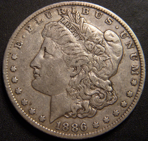 1886-O Morgan Dollar - Very Fine