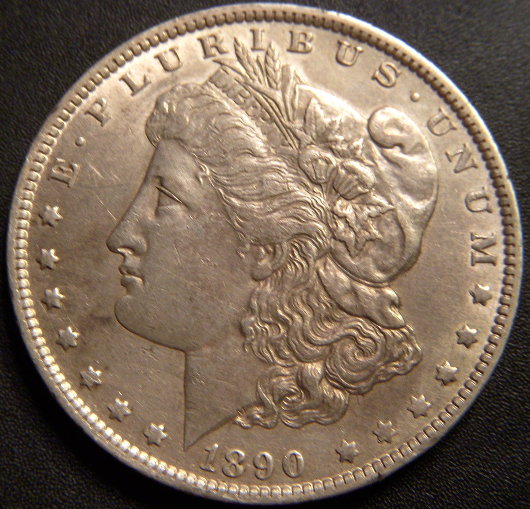 1890-O Morgan Dollar - AU