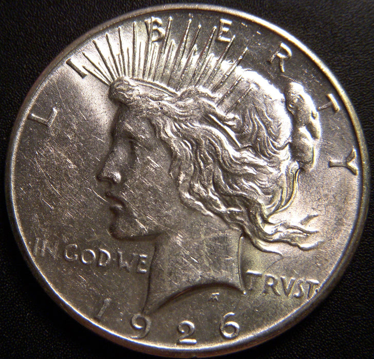 1926-S Peace Dollar - AU