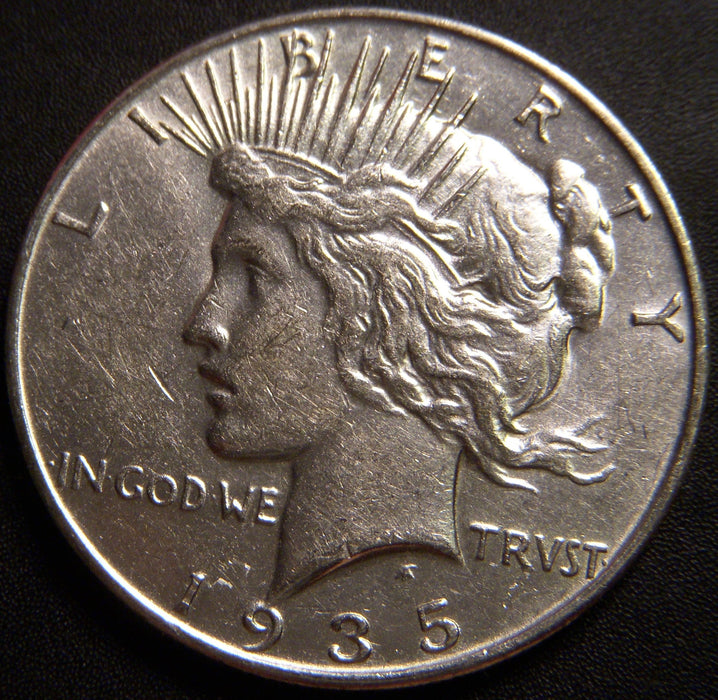 1935 Peace Dollar - AU